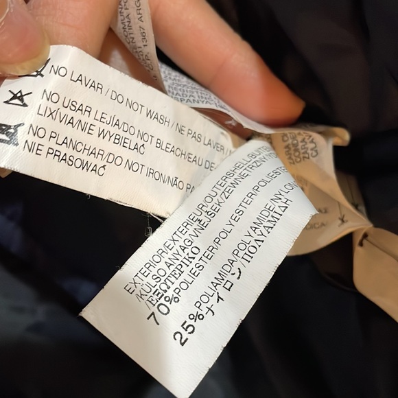 Zara Basic navy jacket (sz s) - Picture 8 of 9